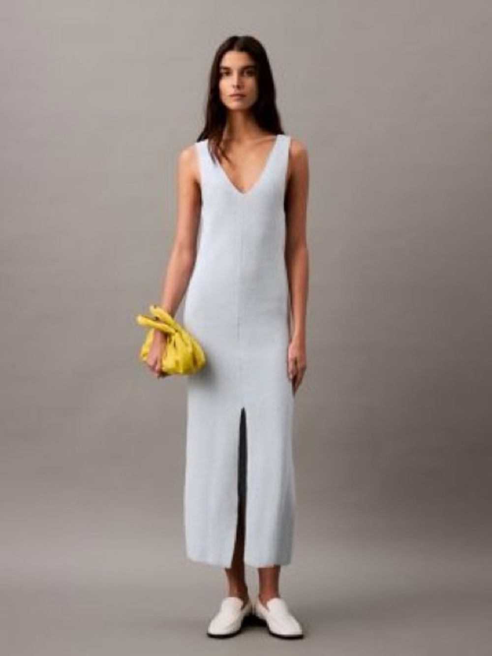 ✨Calvin Klein Boucle Rib Sleeveless Midi Dress Size XL NWT